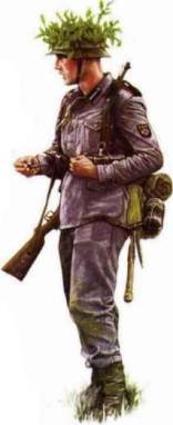 Voják východního praporu, 1943 -1944