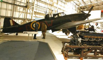 V muzeu RAF v Londýně je k vidění zachovaný Defiant NF Mk I