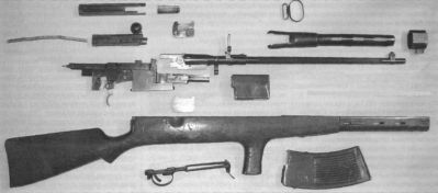 Rozborka 6,5mm automatické pušky systému Fjodorov