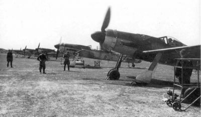 Fw 190D-9
Vzácná fotka stíhaček Fw 190D-9 s „dlouhým nosem“, ukořistěných Rudou armádou a opatřených i sovětskými výsostnými znaky
Klíčová slova: fw_190