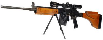 Odstřelovačská puška Galil Sniper čili Galatz ráže 7,62 mm