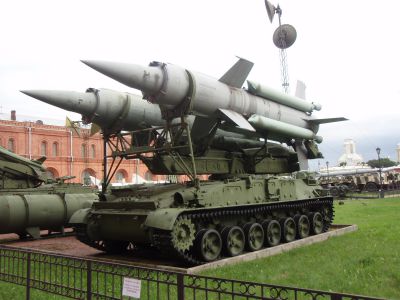 Komplet 2K11 Krug v ruském vojenském muzeu
