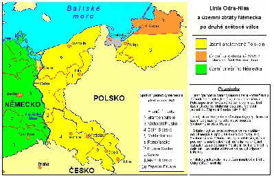 Nová německo-polská hranice na linii Odra-Nisa