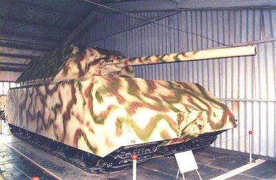 Supertěžký tank Maus v ruském muzeu Kubinka
