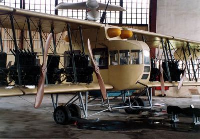Krásná replika letounu Ilja Muromec je k vidění v muzeu Monino