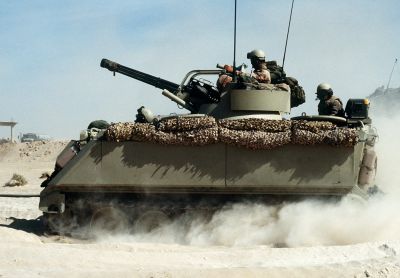 Americký systém M163 PIVADS během války v Zálivu