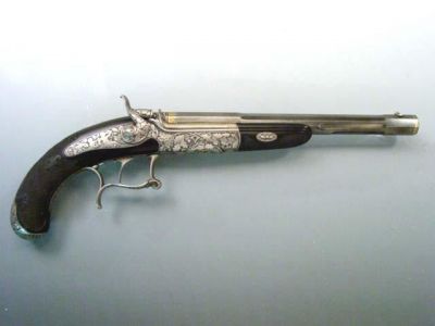Pistole „Lebedovka“ vyrobená se vší pravděpodobností pro Františka Ferdinanda d´Este