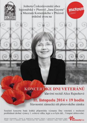 Koncert ke dni veteránů - klavírní recitál Alice Rajnohové (11.11.2014)
