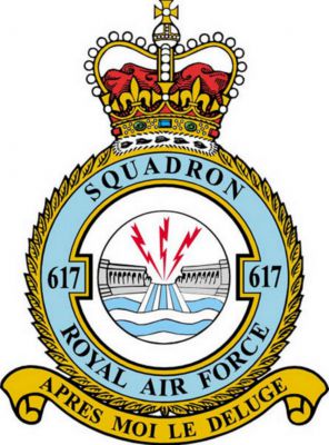 Logo 617. squadrony RAF
Logo 617. squadrony RAF, která útočila pomocí speciálních bomb
Klíčová slova: 617.squadrona