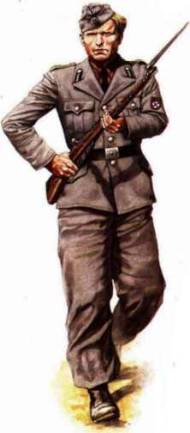 Voják ROA
voják Gardové brigády ROA 1943. Nosil uniformu SS s ROA insigniemi
Klíčová slova: roa