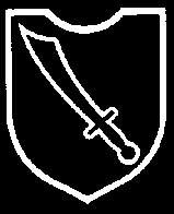 Znak 13. Waffen Gebirgs Division der SS Handschar (kroatische Nr. 1)