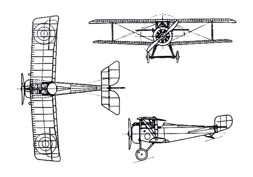 nieuport17 3view
