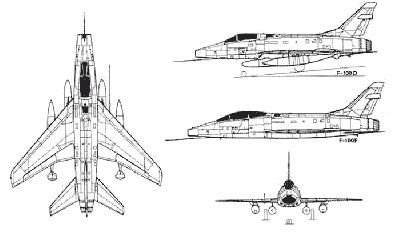 North American F-100 Super Sabre
