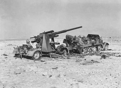 88 mm FlaK 36 u El Alameinu
