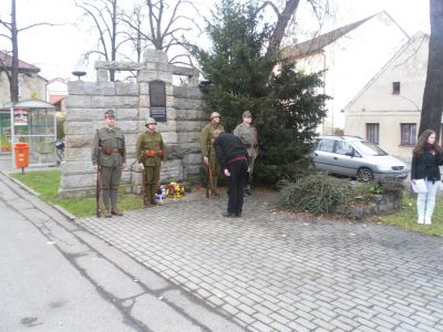 Položení věnce za Svornost
