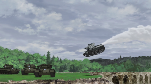 Girls und Panzer der Film
Na obrázku je BT-42
