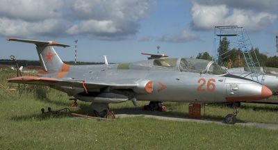 L-29 Delfín
L-29 Delfín ve zbarvení bývalého sovětského vojenského letectva
Klíčová slova: l-29