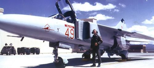 MiG-23 v roce 1988 v amerických rukách