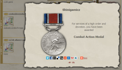 Combat Action Medal
Medaile Combat Action Medal z hry Supremacy 1914
Keywords: supremacy_1914