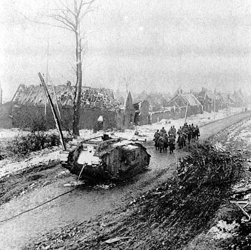 Britský tank ukořistěný Němci
