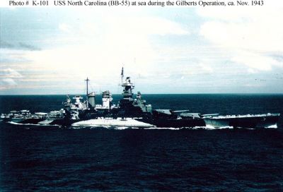 USS North Carolina (BB-55)
Klíčová slova: BB-55