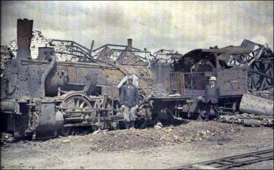 Zničená lokomotiva
Klíčová slova: lokomotiva