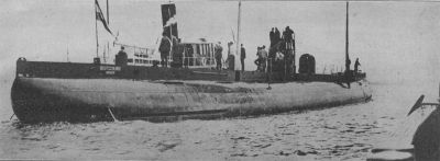 Deutsches Handels-U-Boot 'Deutschland' im Hafen von Baltimore, 1916
