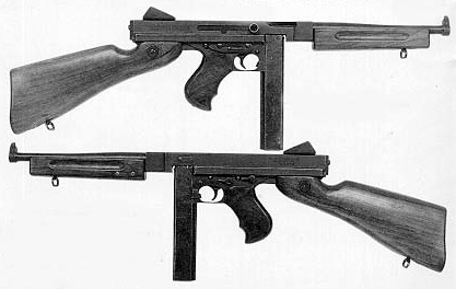 United States Submachine Gun, Cal. .45, M1A1
Thompson M1A1 se zásobníkem na 30 nábojů
Klíčová slova: thompson_m1a1 thompson_smg