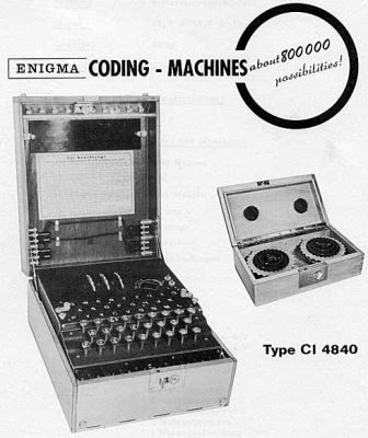 Německý šifrátor Enigma
Německý šifrátor Enigma
Klíčová slova: Německý šifrátor Enigma